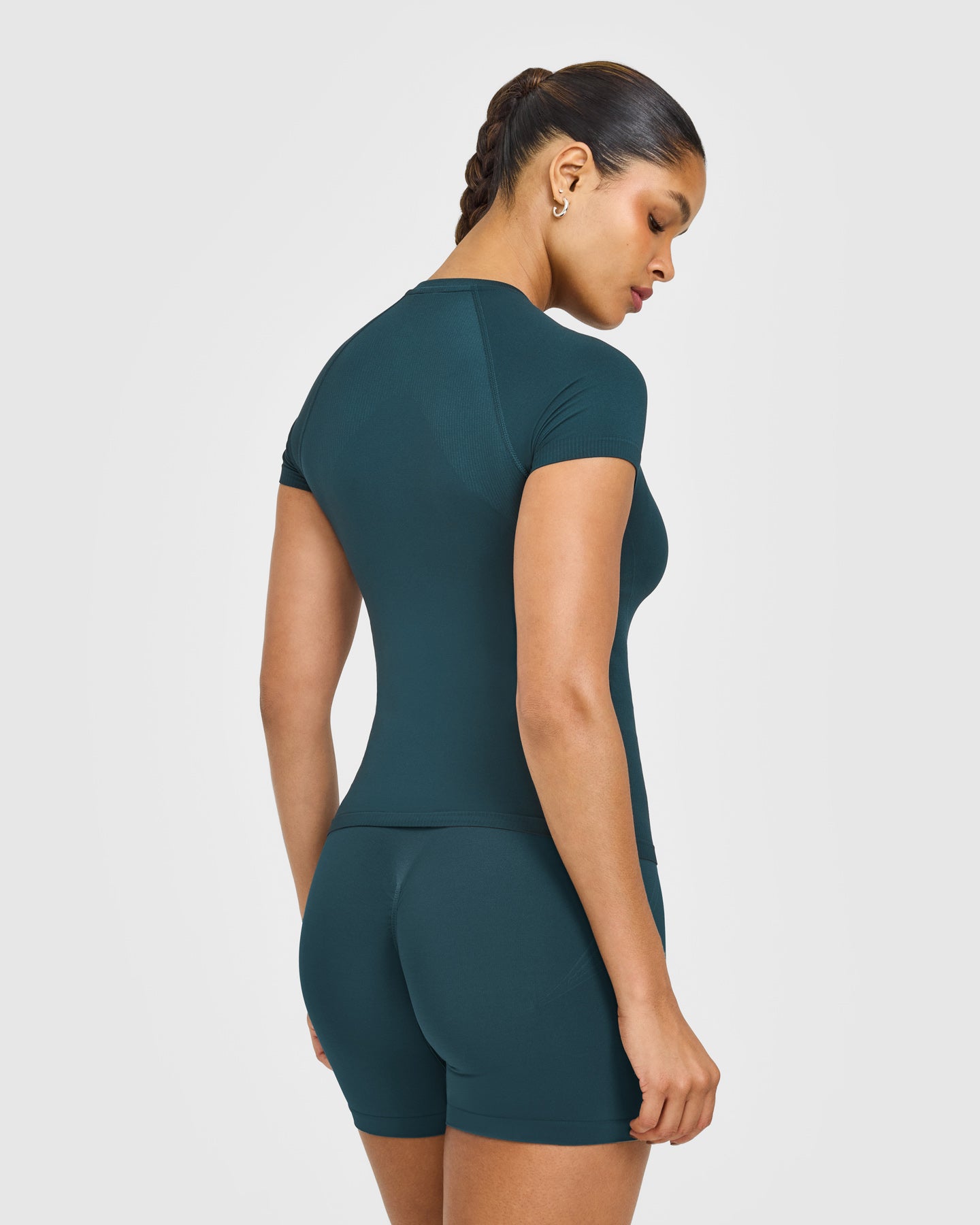 Go To Seamless Fitted Top | Oil Blue - Image 5
