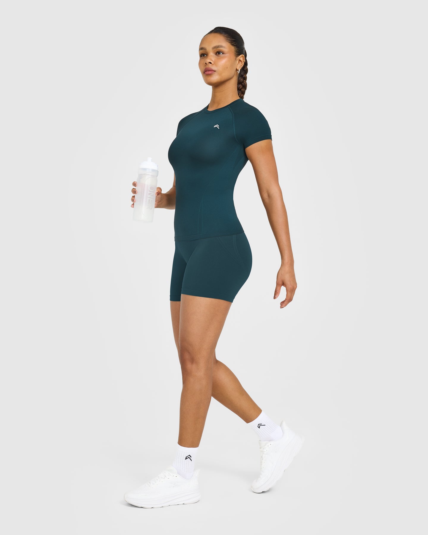 Go To Seamless Fitted Top | Oil Blue - Image 3