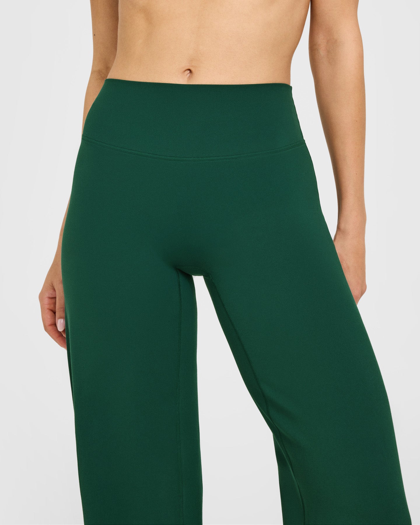 SoftMotion Straight Leg Bottoms with White Logo | Dark Racing Green - Image 5
